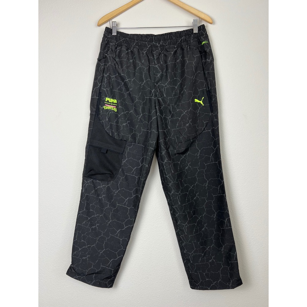 PUMA x Teenage Mutant Ninja Turtles Pumatech WindCELL Cargo Pants Black Mens M